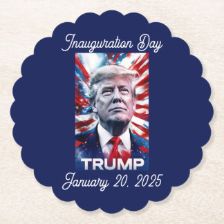Trump Watch Anpassade Party Patriotic Design Underlägg Papper