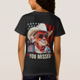 Trump Western Trump Cowboy du missade Trump 2024 T Shirt