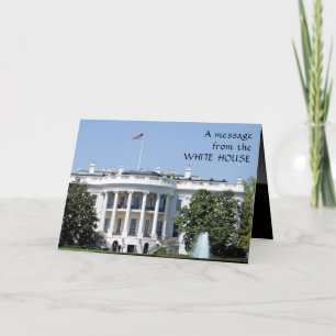 Trump White House Manar Funny 50:e födelsedagen Inbjudan