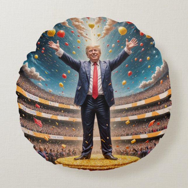 TRUMP WINING CELEBRTATION RUND KUDDE (Framsidan)