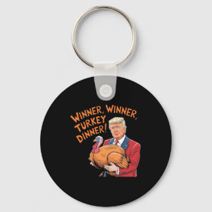 Trump Winner Funny Winner Turkiet Middag Thanksgiv Nyckelring