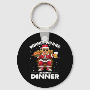 Trump Winner Winner Turkey Dinner Funny Trump Chri Nyckelring