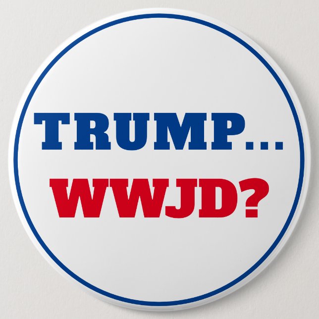 "Trump.. WJD?" Antitrast Knapp (Framsida)