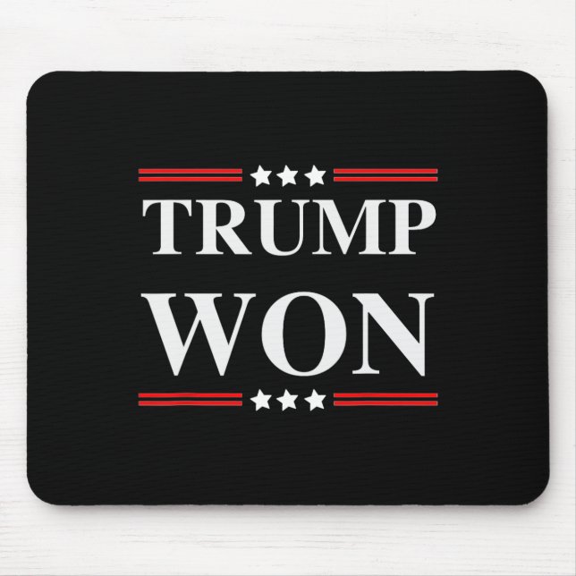 Trump Won 2020 Val Musmatta (Framsidan)