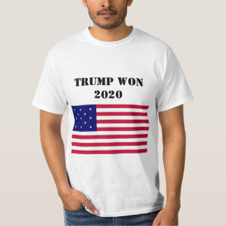 Trump Won 2020 Val t-Shirt