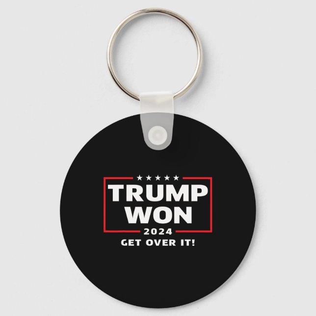 Trump Won 2024 - få över det Nyckelring (Framsida)