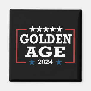 Trump Won 2024 Golden Age of America 2025 Tr Magnet