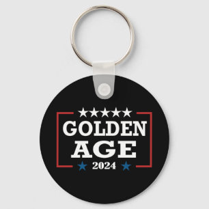 Trump Won 2024 Golden Age of America 2025 Tr Nyckelring