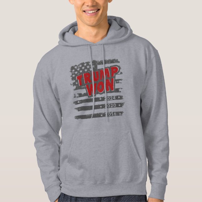 Trump Won 2024 Hoodie (Framsida)