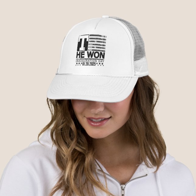 Trump Won 2024 | Januari 20 2025 Invigningsdag Keps (In Situ)