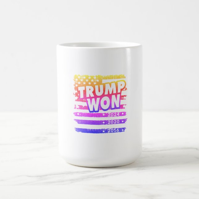 Trump Won 2024 Kaffemugg (Center)
