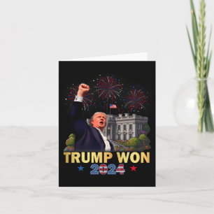 Trump Won 2024 President 47th of White House Donal Kort