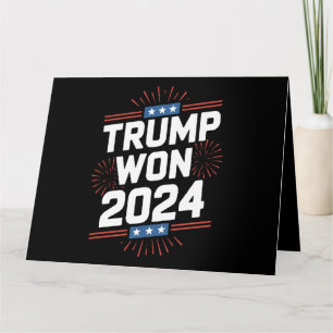 Trump Won 2024 President 47th of White House Kort