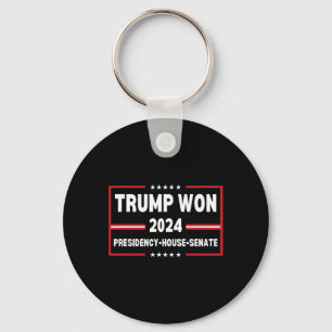 Trump Won 2024 Presidentens senat House Mega Repub Nyckelring