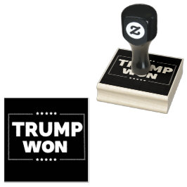Trump Won 2024 Stämpel