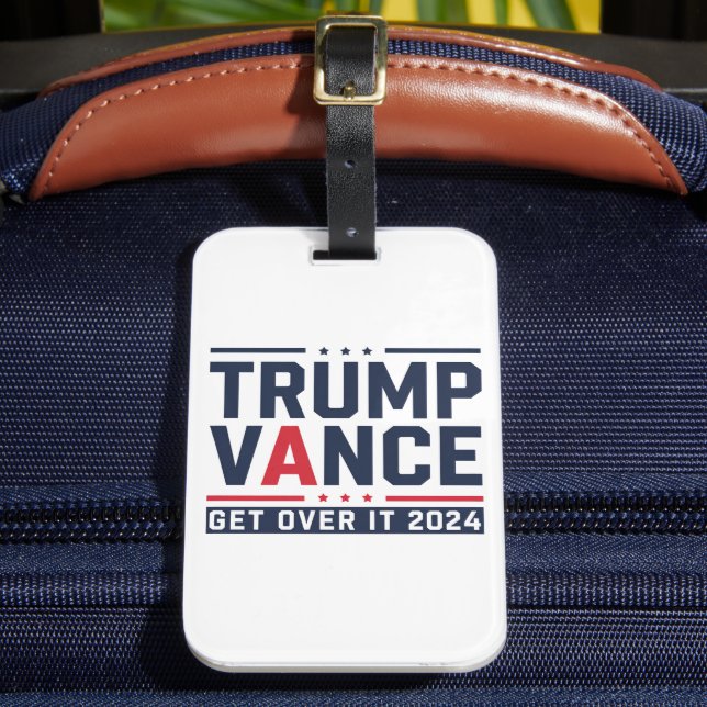 Trump Won 2024 Valordförande Trump Vance Bagagebricka (Framsida Insitu 2)