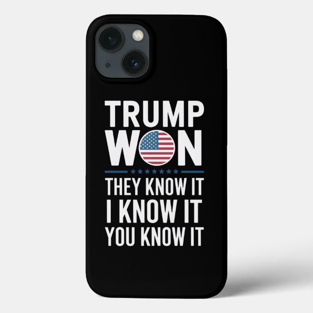 Trump Won De vet 2024 47:e president Winning (Baksida)