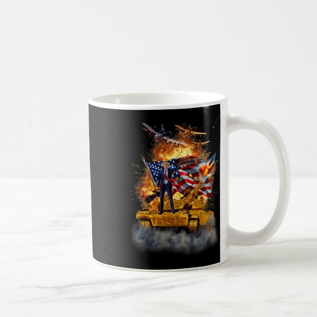 Trump Won, få över 2025 Kaffemugg (Höger)