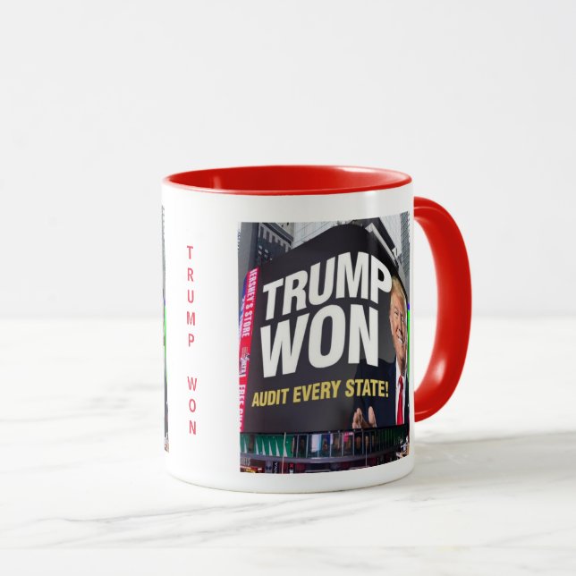 TRUMP WON IN EVERY STATE   MUG MUGG (Framsida höger)