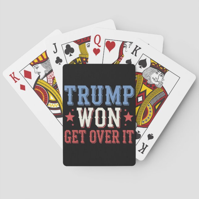 Trump Won, kom över 2024 Casinokort (Baksidan)