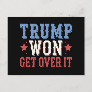 Trump Won, kom över 2024 Vykort