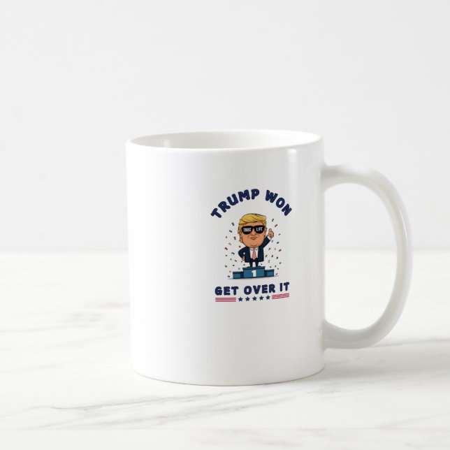 Trump Won - kom över den Kaffemugg (Höger)