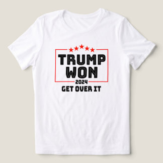 Trump Won, kom över det - gör Underbara val i Amer T Shirt