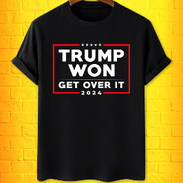 Trump Won, kom över det roliga antidemokraterna T Shirt
