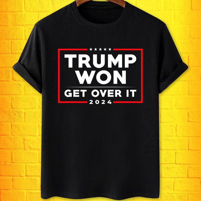 Trump Won, kom över det roliga antidemokraterna T Shirt (Skapare uppladdad)