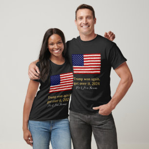 Trump Won (kör över 2024 års stativ med trumma) T Shirt