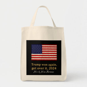 Trump Won (kör över 2024 års stativ med trumma) Tygkasse