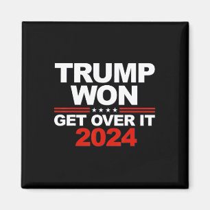 Trump Won, kör över den andra tidsperioden 2024 Magnet