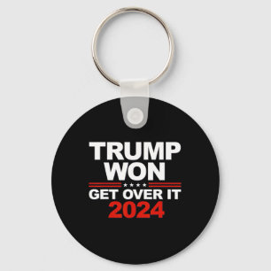 Trump Won, kör över den andra tidsperioden 2024 Nyckelring
