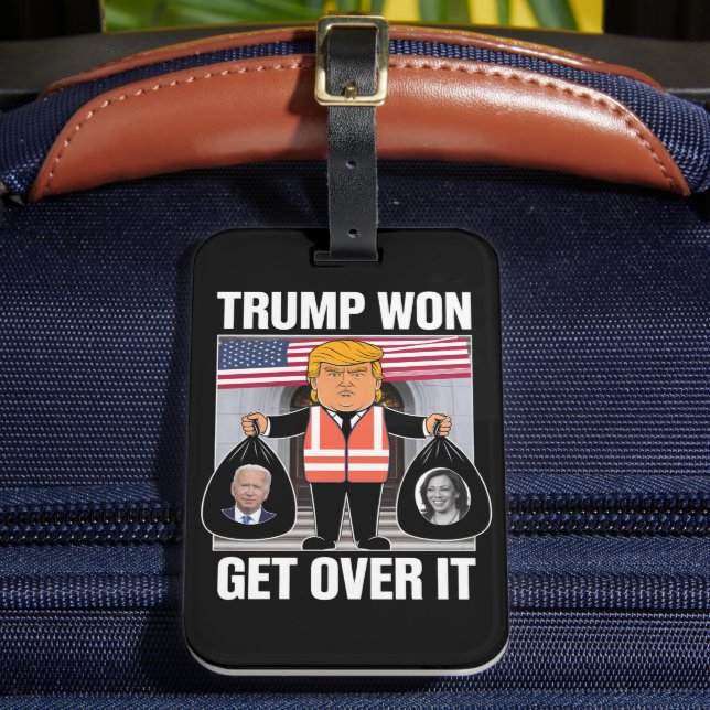 Trump Won, kör över Maga Won-valet 2024 Bagagebricka (Framsida Insitu 2)