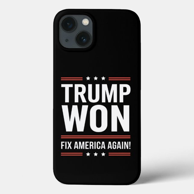 Trump Won MAGA Trump Winner 2024 Korrigera Amerika (Baksida)