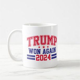 Trump Won (nytt) 2024 Kaffemugg