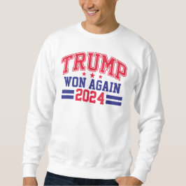 Trump Won (nytt) 2024 Lång Ärmad Tröja
