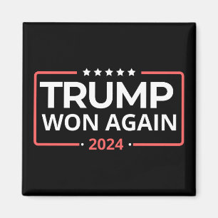 Trump Won (nytt) 2024 Magnet