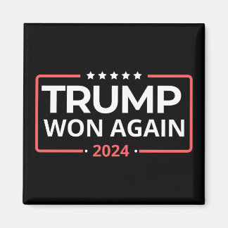 Trump Won (nytt) 2024 Magnet