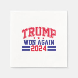 Trump Won (nytt) 2024 Pappersservett