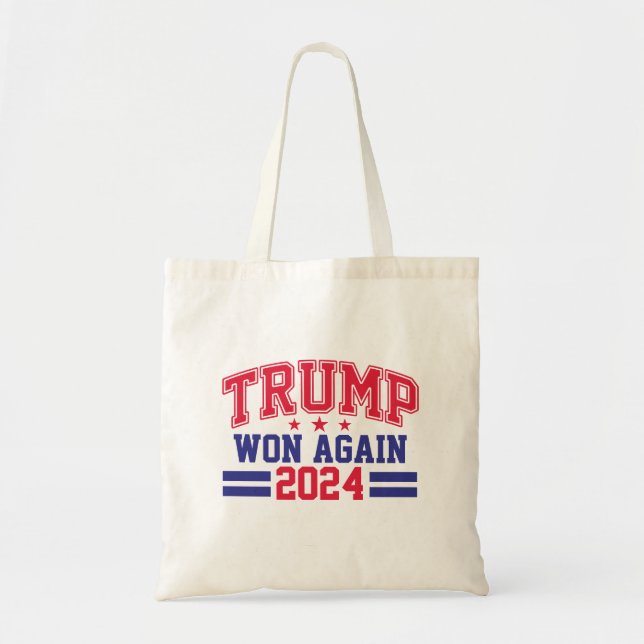 Trump Won (nytt) 2024 Tygkasse (Framsidan)