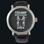 Trump Won (nytt 2024) Valinvigningsdag 47 Armbandsur<br><div class="desc">Trump Won (nytt 2024) Valinvigningsdag 47 president</div>