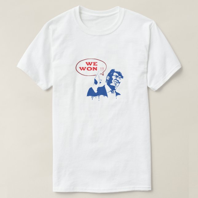 TRUMP WON T SHIRT (Design framsida)