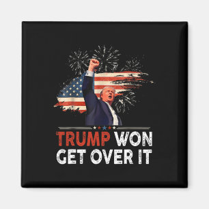 Trump Won, ta över 2024 Donald Trump Won 2024 Magnet