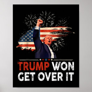 Trump Won, ta över 2024 Donald Trump Won 2024 Poster