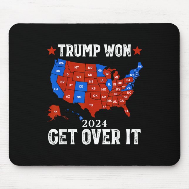 Trump Won - ta över valet 2024 47:e talman Musmatta (Framsidan)
