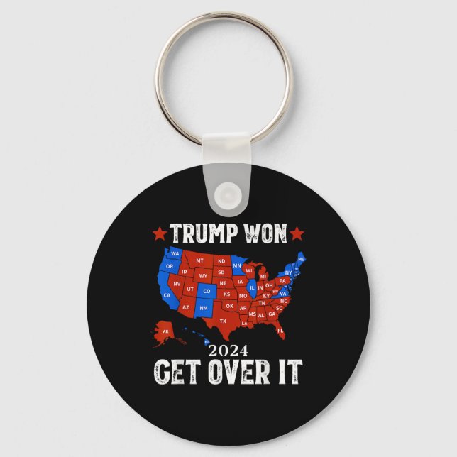 Trump Won - ta över valet 2024 47:e talman Nyckelring (Framsida)