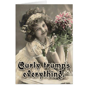 Trumpa allt Cute Card Hälsningskort