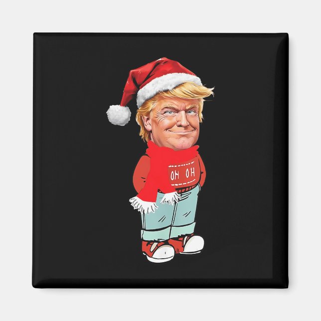 Trumpa bara en Chill Guy Funny juldesign Magnet (Framsidan)