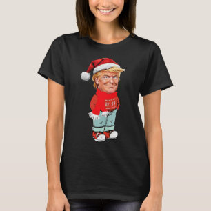 Trumpa bara en Chill Guy Funny juldesign T Shirt